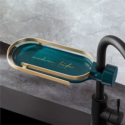 skorter | Faucet Drain Storage Shelf