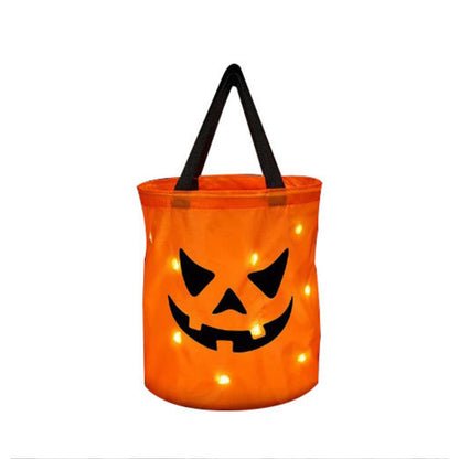 Skorter | Personalized glowing pumpkin bag