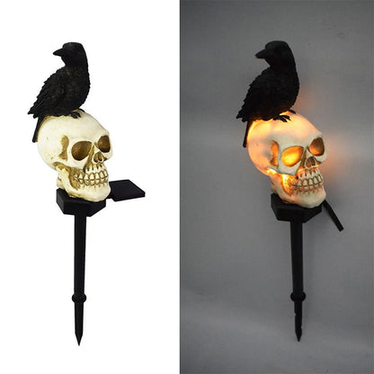 Skorter | Halloween Solar Skull Crow Decorative Lights