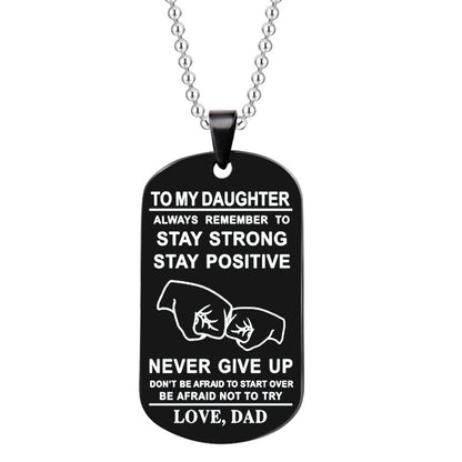 Skorter | English Alphabet Stainless Steel Necklace