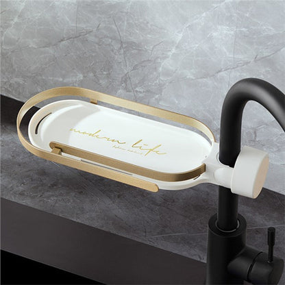 skorter | Faucet Drain Storage Shelf