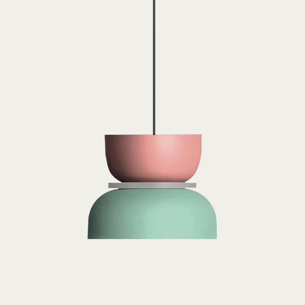 Skorter | Nordic Color Block Pendant Light Fixture - Modern Hanging Lamp for Kitchen & Dining Room