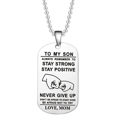 Skorter | English Alphabet Stainless Steel Necklace