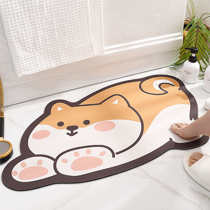 skorter | Cartoon Super Absorbent Non-Slip Doormat for the Bathroom