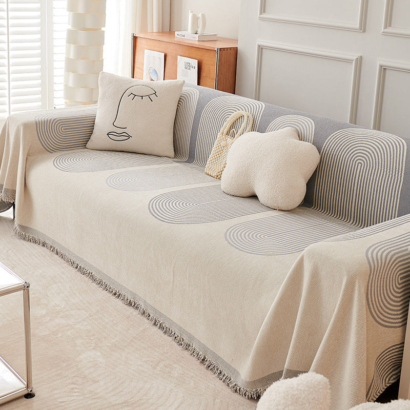 skorter | Dubbelsidig Chenille sofföverdrag