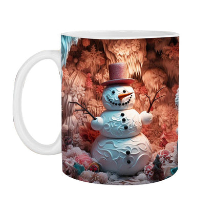 skorter | 3d Christmas Snowman Mug