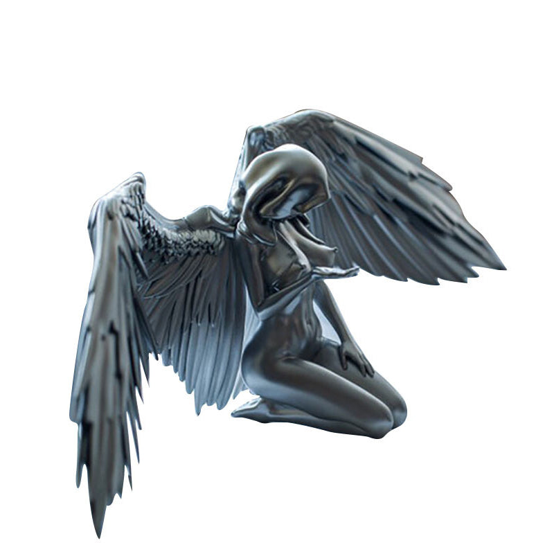 skorter | Art Angel Female Woman Wings Kneeling Cloak Hat