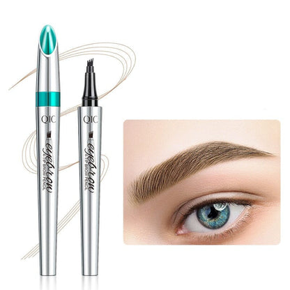 Skorter | Waterproof 3D Microblading Eyebrow Pencil with 4 Fork Tips