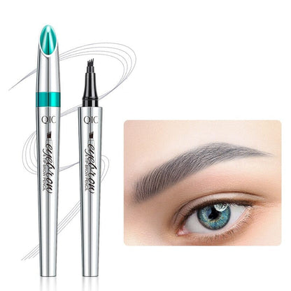 Skorter | Waterproof 3D Microblading Eyebrow Pencil with 4 Fork Tips