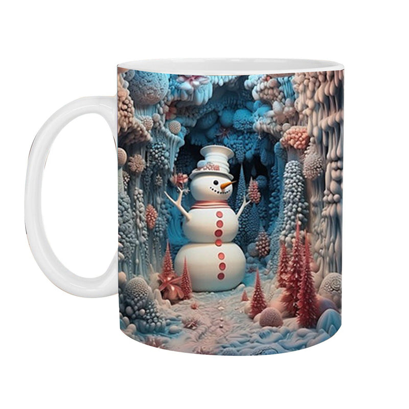 skorter | 3d Christmas Snowman Mug