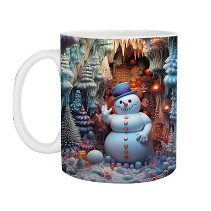 skorter | 3d Christmas Snowman Mug