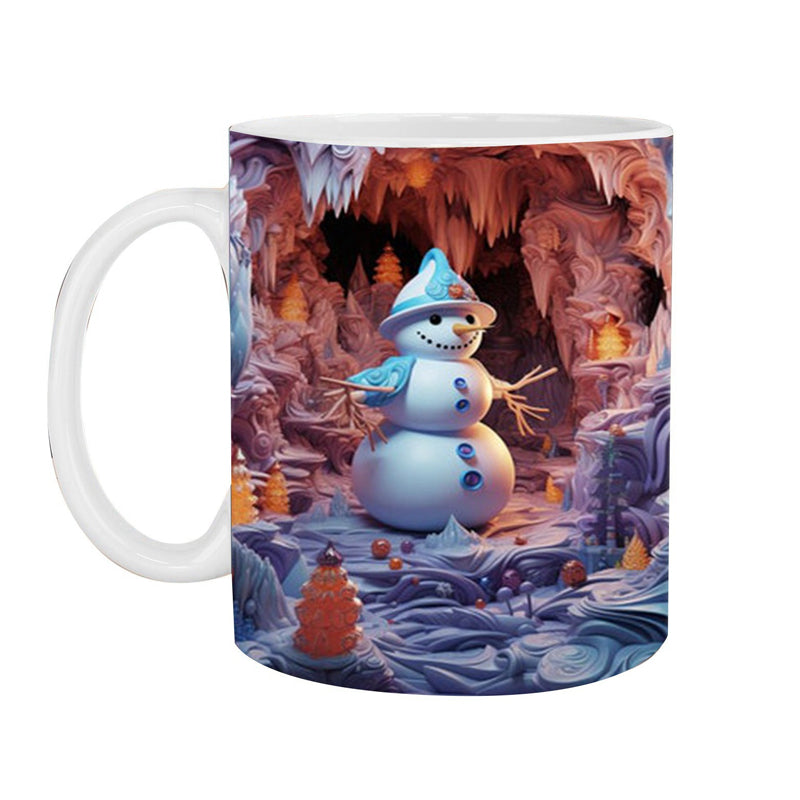 skorter | 3d Christmas Snowman Mug