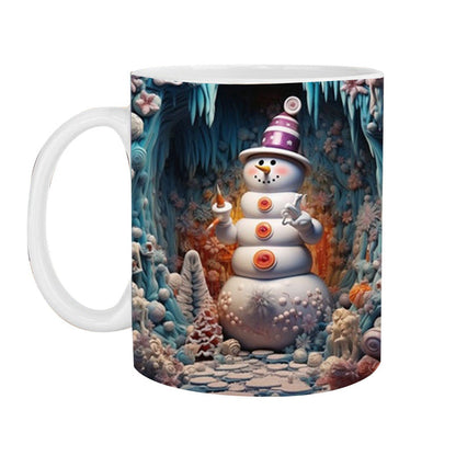 skorter | 3d Christmas Snowman Mug