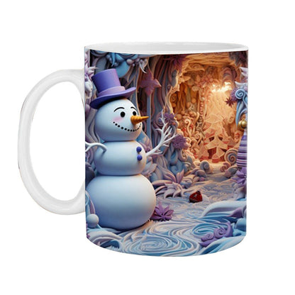 skorter | 3d Christmas Snowman Mug