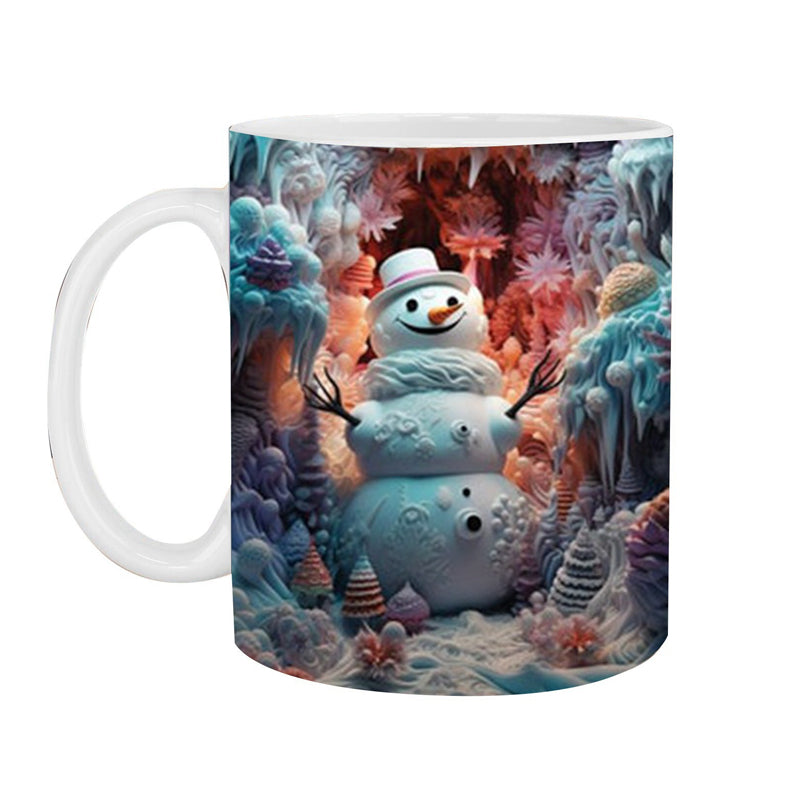 skorter | 3d Christmas Snowman Mug