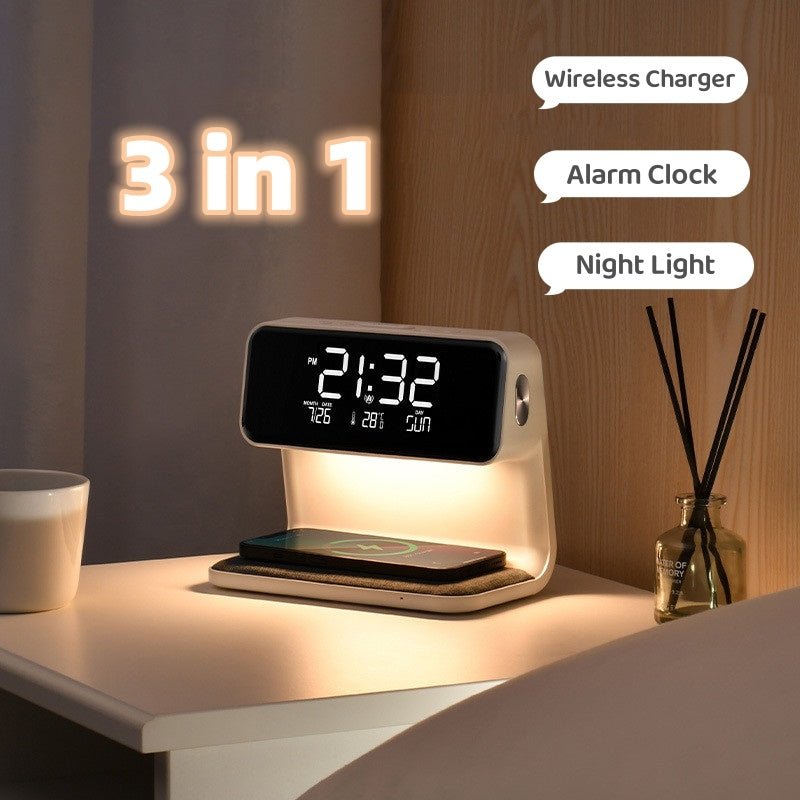 Skorter | SleekStation – Clutter-Free Nightstand Solution with Touch Lamp