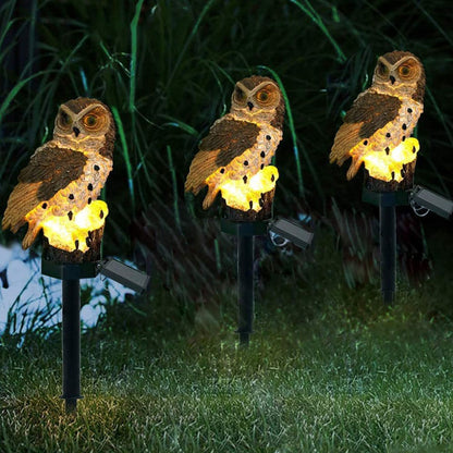 Skorter | Barter | Garden lamp owls with solar energy