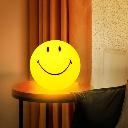 Skorter | LED Rechargeable Smiley Night Light | Cute Glow Buddy for Kids' Bedroom & Nursery Decor