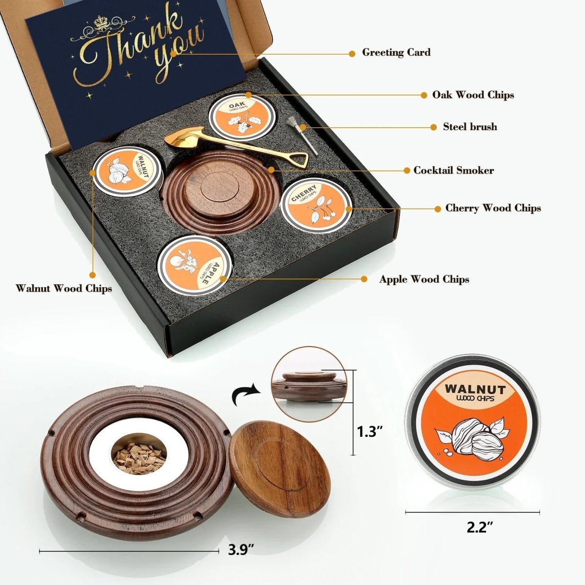 Skorter | SMOKETAIL KIT – Cocktail Smoker Set for Whiskey & Bourbon Lovers