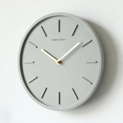 Skorter | Nordic Concrete Wall Clock with Metal Pendulum