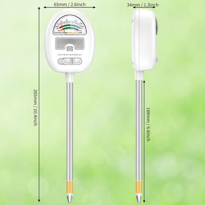Skorter | 4-In-1 Smart Soil Meter for Precise Plant Care Monitoring