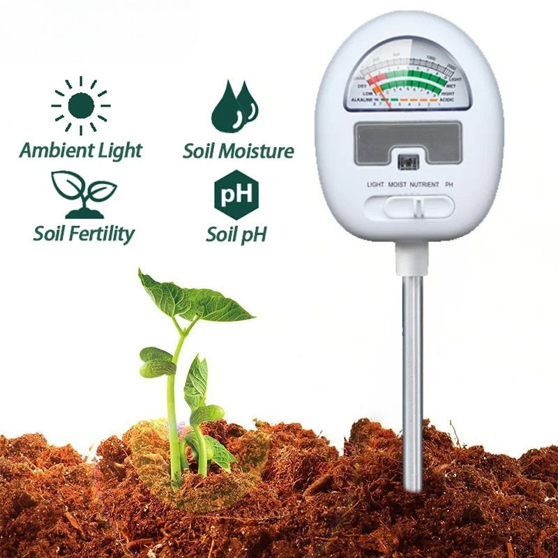 Skorter | 4-In-1 Smart Soil Meter for Precise Plant Care Monitoring