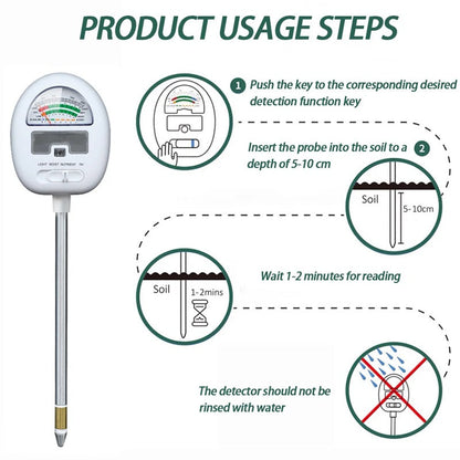 Skorter | 4-In-1 Smart Soil Meter for Precise Plant Care Monitoring