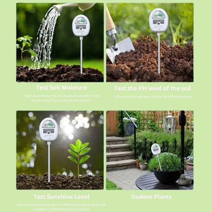 Skorter | 4-In-1 Smart Soil Meter for Precise Plant Care Monitoring