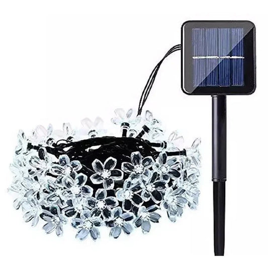 Skorter | Solar Cherry Blossom String Lights – Waterproof Fairy Lighting for Gardens, Weddings, Parties, & Christmas Décor