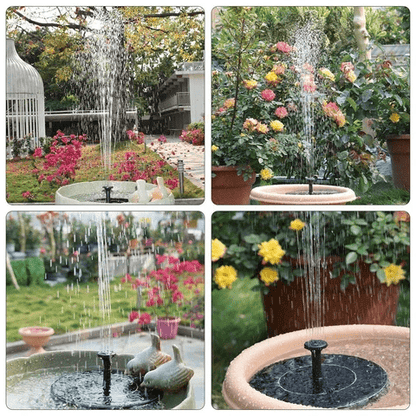 Skorter | ORBITALWATER – Solar Fountain Water Feature with Solar Panel