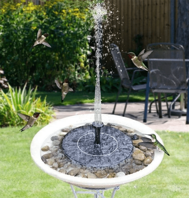 Skorter | ORBITALWATER – Solar Fountain Water Feature with Solar Panel