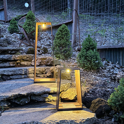 Skorter | Scandinavian Modernism Outdoor Solar Lanterns, Set of 2