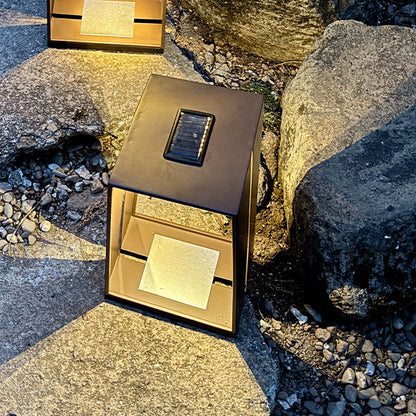 Skorter | Scandinavian Modernism Outdoor Solar Lanterns, Set of 2