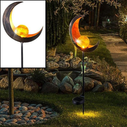 Skorter | Solar Energy LED Simulated Flame Light Lawn Lantern Lamp Waterproof Outdoor Light