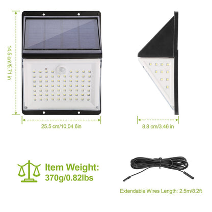 Skorter | Sollys 88 LED Outdoor Wall Lamps