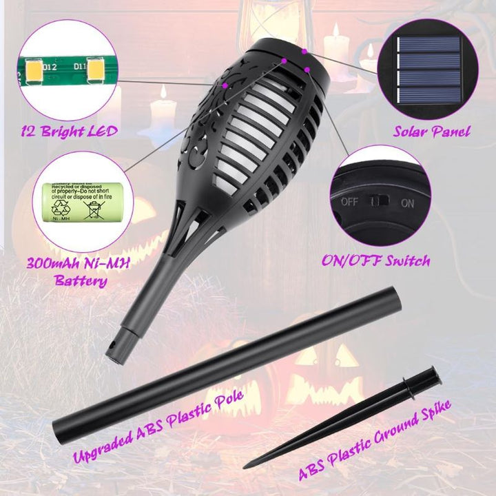 Solar Lights For Outside With Flickering Flame - SKØRTER