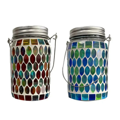 Skorter | Solar Mosaic LED Waterproof Outdoor Hanging Lanterns