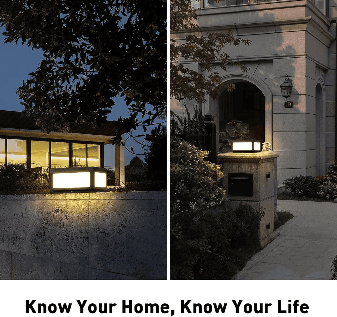 Solar Outdoor Modern Post Light - SKØRTER