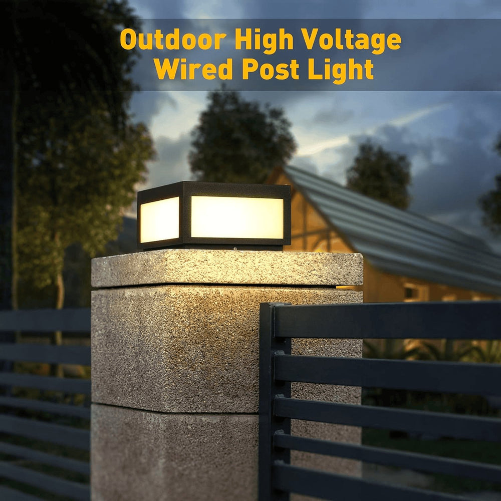 Solar Outdoor Modern Post Light - SKØRTER
