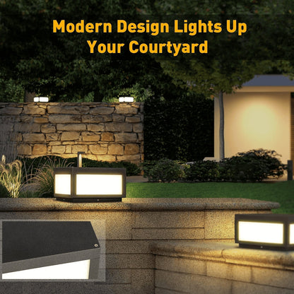 Solar Outdoor Modern Post Light - SKØRTER