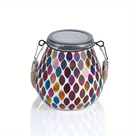 Skorter | Solar Outdoor Mosaic Lantern