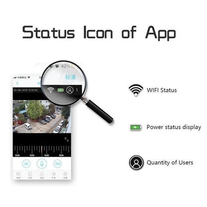 Skorter | Solar-powered IP camera with rechargeable batteries HD 1080p loop recording