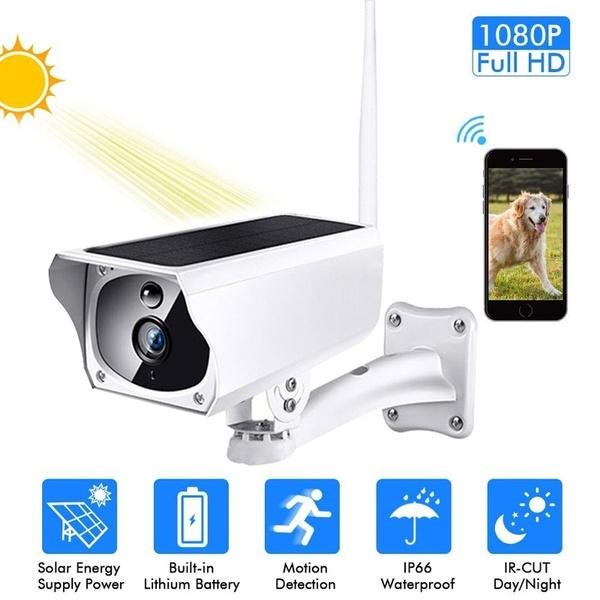 Skorter | Solar-powered IP camera with rechargeable batteries HD 1080p loop recording