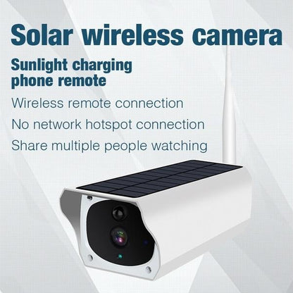 Skorter | Solar-powered IP camera with rechargeable batteries HD 1080p loop recording