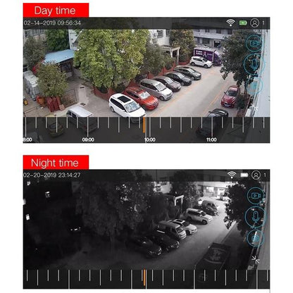 Skorter | Solar-powered IP camera with rechargeable batteries HD 1080p loop recording