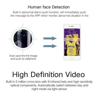 Skorter | Solar-powered IP camera with rechargeable batteries HD 1080p loop recording