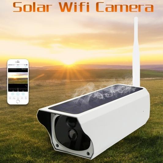 Skorter | Solar-powered IP camera with rechargeable batteries HD 1080p loop recording