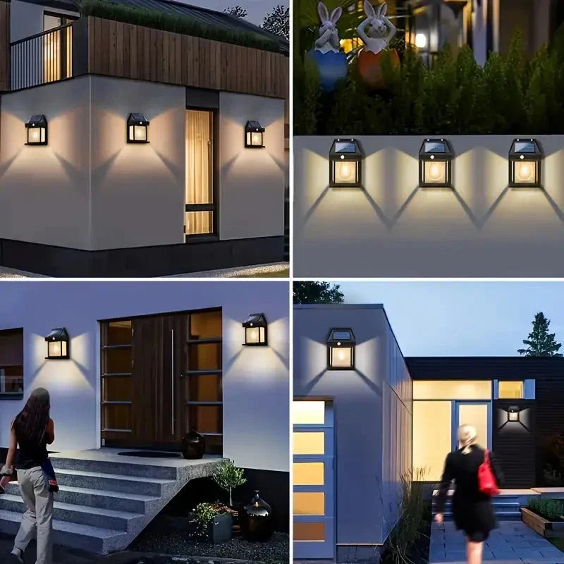 Skorter | Solar-powered motion sensor outdoor wall lamp