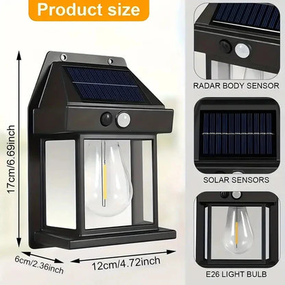 Skorter | Solar-powered motion sensor outdoor wall lamp