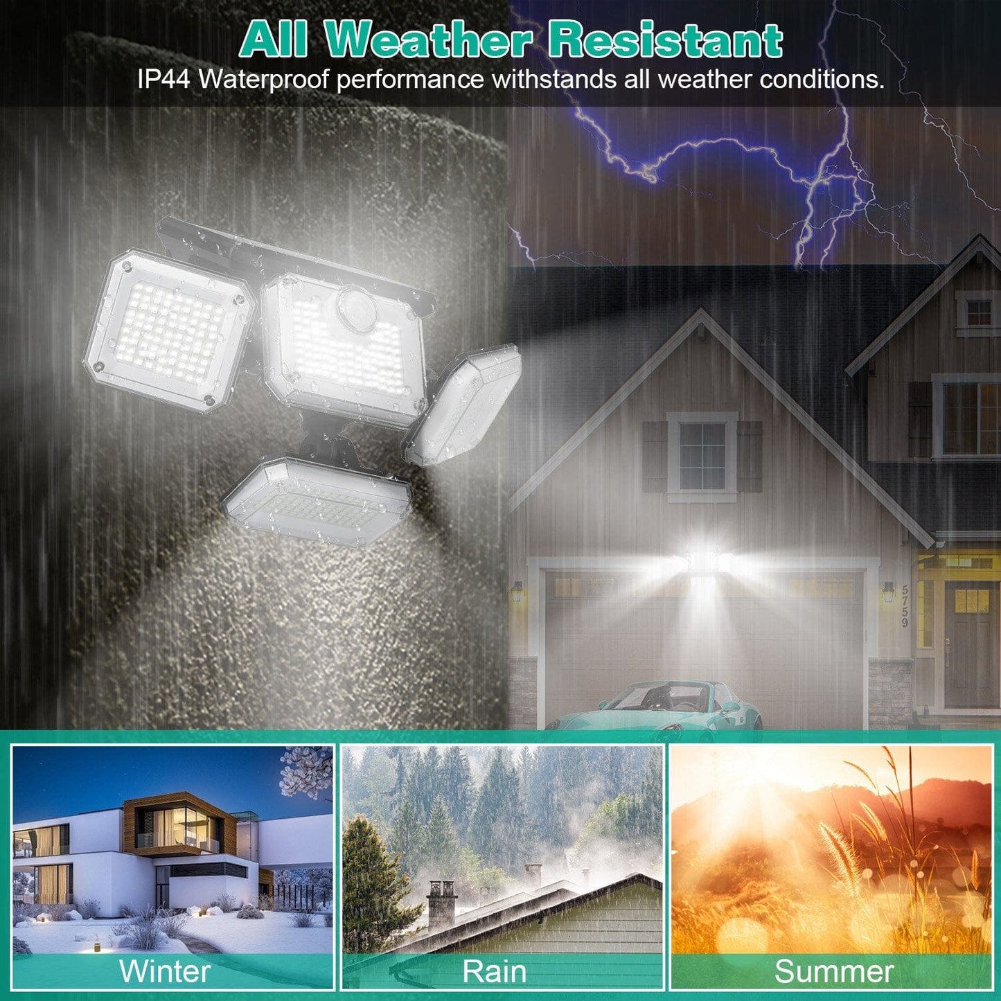 Skorter | Solar-powered outdoor wall lamps with motion sensor